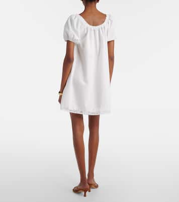 Vestido corto Galle de algodón con encaje | Faithfull