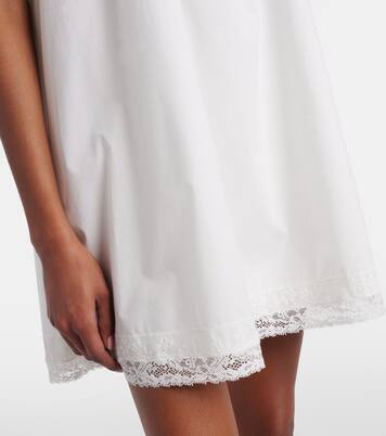 Vestido corto Galle de algodón con encaje | Faithfull