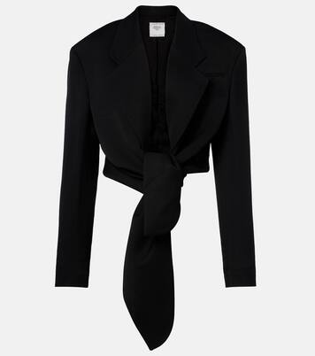 Petunia striped cropped jacket | Calvin Klein Collection