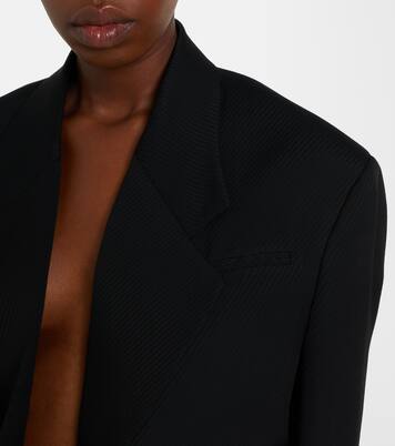 Petunia striped cropped jacket | Calvin Klein Collection