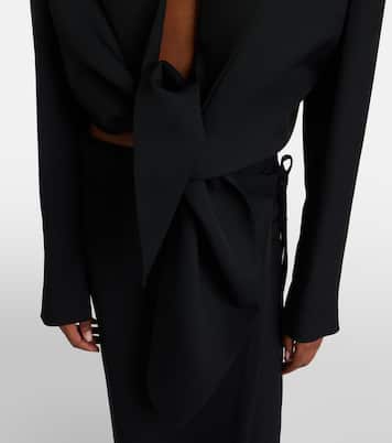 Petunia striped cropped jacket | Calvin Klein Collection