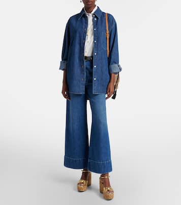 Cœur Royal leather espadrille wedges | Valentino Garavani