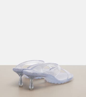 Jelly Drop glitter TPU mules | Jimmy Choo