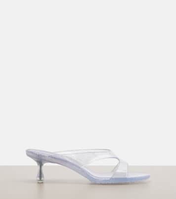 Jelly Drop glitter TPU mules | Jimmy Choo