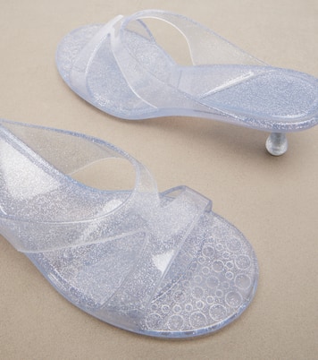 Jelly Drop glitter TPU mules | Jimmy Choo