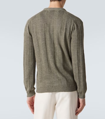Cardigan en lin et coton | Brunello Cucinelli