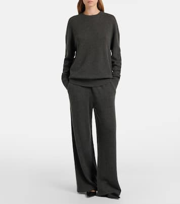 Orpin cashmere wide-leg pants | The Row