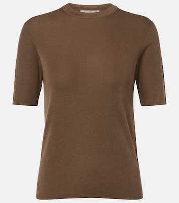 Ozzi silk-blend T-shirt | The Row