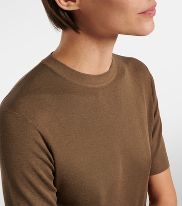Ozzi silk-blend T-shirt | The Row