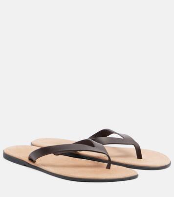 Beach leather thong sandals | The Row