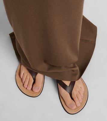 Beach leather thong sandals | The Row