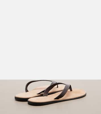 Beach leather thong sandals | The Row