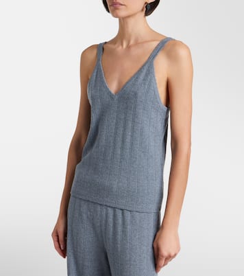 Suni cotton and cashmere tank top | Lisa Yang