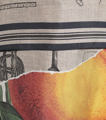 Printed silk-twill midi skirt | Monse