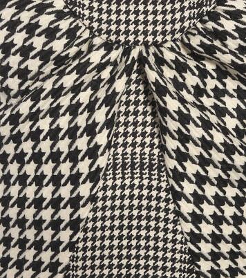 Robe midi en laine à carreaux | Marine Serre