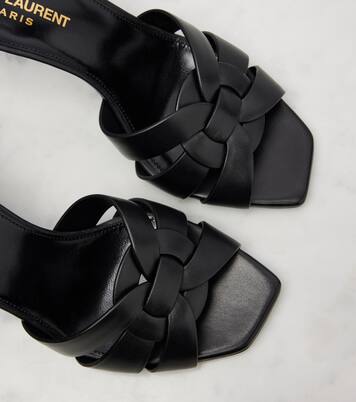 Tribute 85 leather sandals | Saint Laurent