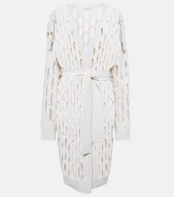 Open-knit virgin wool cardigan | Alaïa