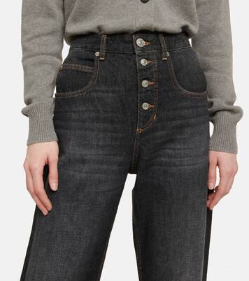 High-Rise Straight Jeans Belden | Marant Etoile