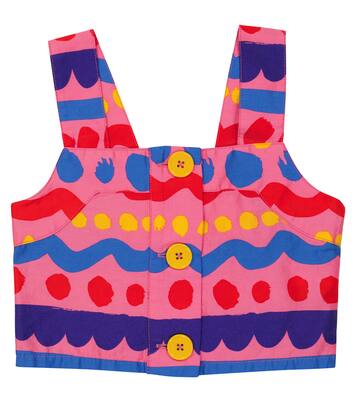 Printed cotton crop top | Stella McCartney Kids