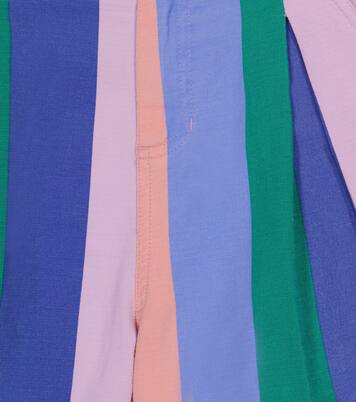 Monkey striped cotton and linen shorts | The Animals Observatory