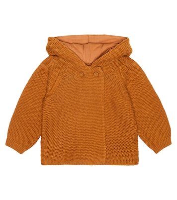 Baby Fox cotton and wool cardigan | Stella McCartney Kids