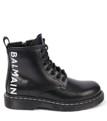 Stiefel aus Leder | Balmain Kids