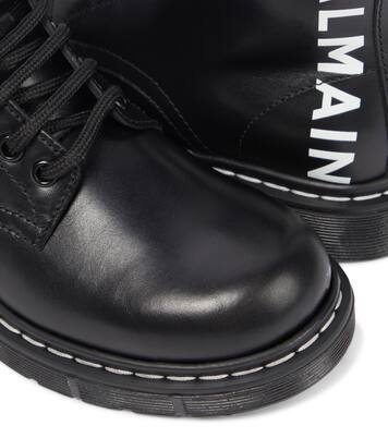 Stiefel aus Leder | Balmain Kids