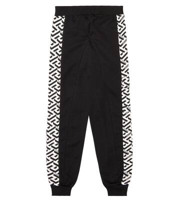 La Greca cotton jersey sweatpants | Versace Kids