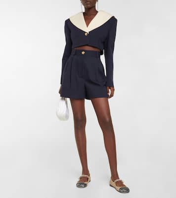 Verzierte Ballerinas mit Glitter | Miu Miu