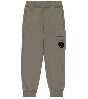 Logo cotton jersey sweatpants | C.P. Company Kids