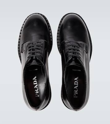 Derbies en cuir brossé | Prada