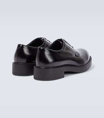 Derbies en cuir brossé | Prada