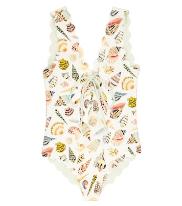 Palm Springs scalloped swimsuit | Marysia Bumby