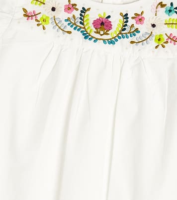 Bébé – Robe Laurie brodée en coton | Bonpoint