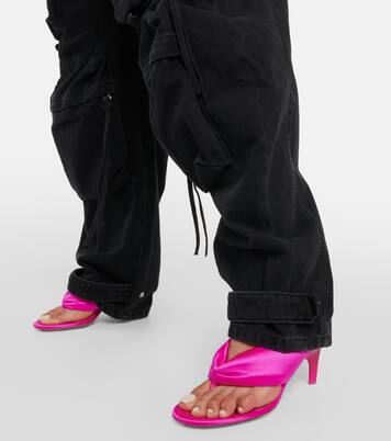 Sandalen Rem aus Satin | The Attico