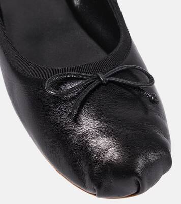 Mary-Jane-Ballerinas aus Leder | Miu Miu