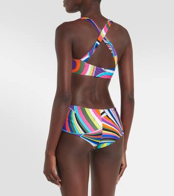 Haut de bikini Iride imprimé | Pucci