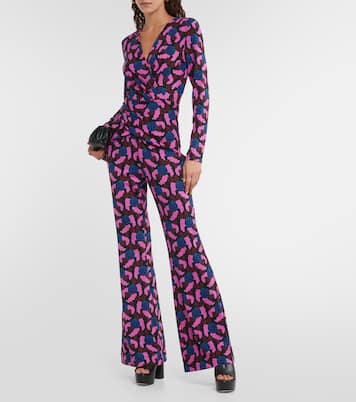 Ursula printed jersey jumpsuit | Diane von Furstenberg