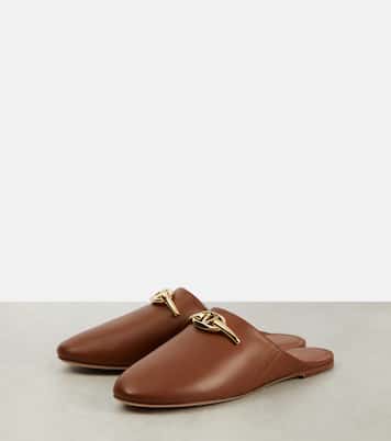 VLogo Signature leather mules | Valentino Garavani