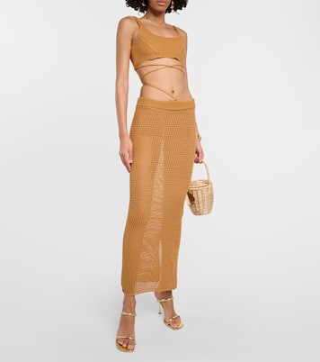 Cropped-Top Alma aus Strick | Bananhot