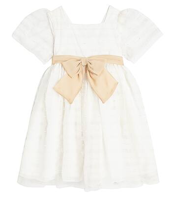 Bow-detail tulle dress | Patachou
