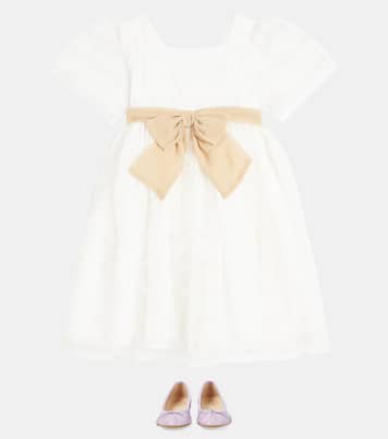 Bow-detail tulle dress | Patachou