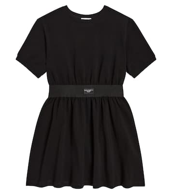 Cotton-blend jersey dress  | Dolce&Gabbana Kids