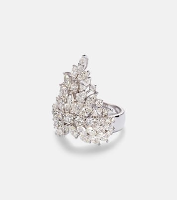 Y-Not 18kt white gold ring with diamonds | Yeprem