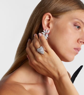 Y-Not 18kt white gold ring with diamonds | Yeprem