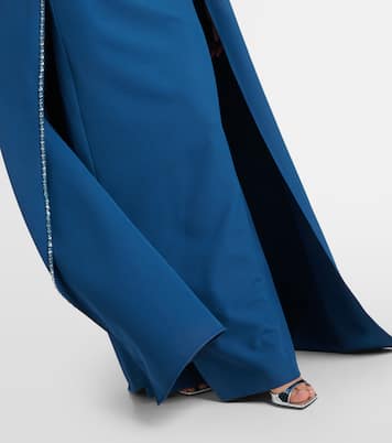 Abito lungo Mattia in crêpe | Safiyaa