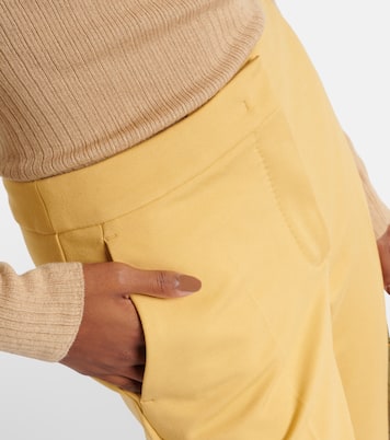 Schmale Cropped-Hose Pegno aus Jersey | Max Mara