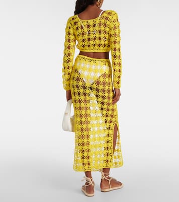 Cropped-Top Bella aus Häkelstrick | Anna Kosturova