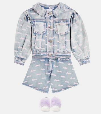 x Barbie® denim jacket | Monnalisa