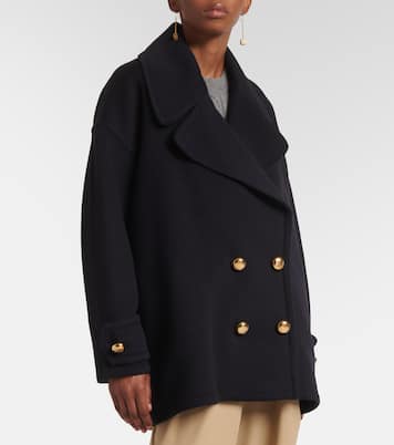 Pebble wool peacoat | Loewe